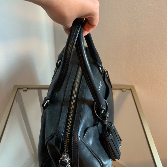 Coach Legacy Haley 23574 Black Leather Satchel With Tassel - Picture 4 of 7